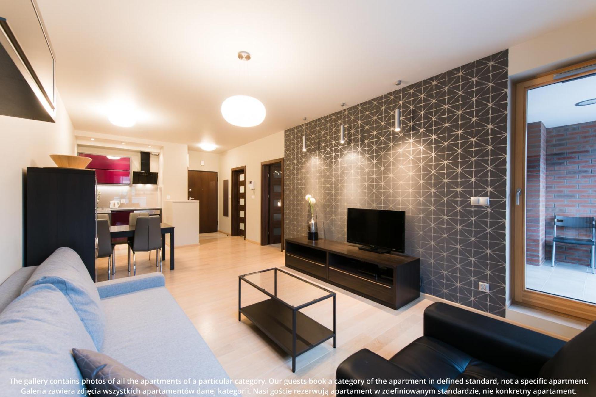 Browar Lubicz | Balcony | Elevator | Free Garage Apartament