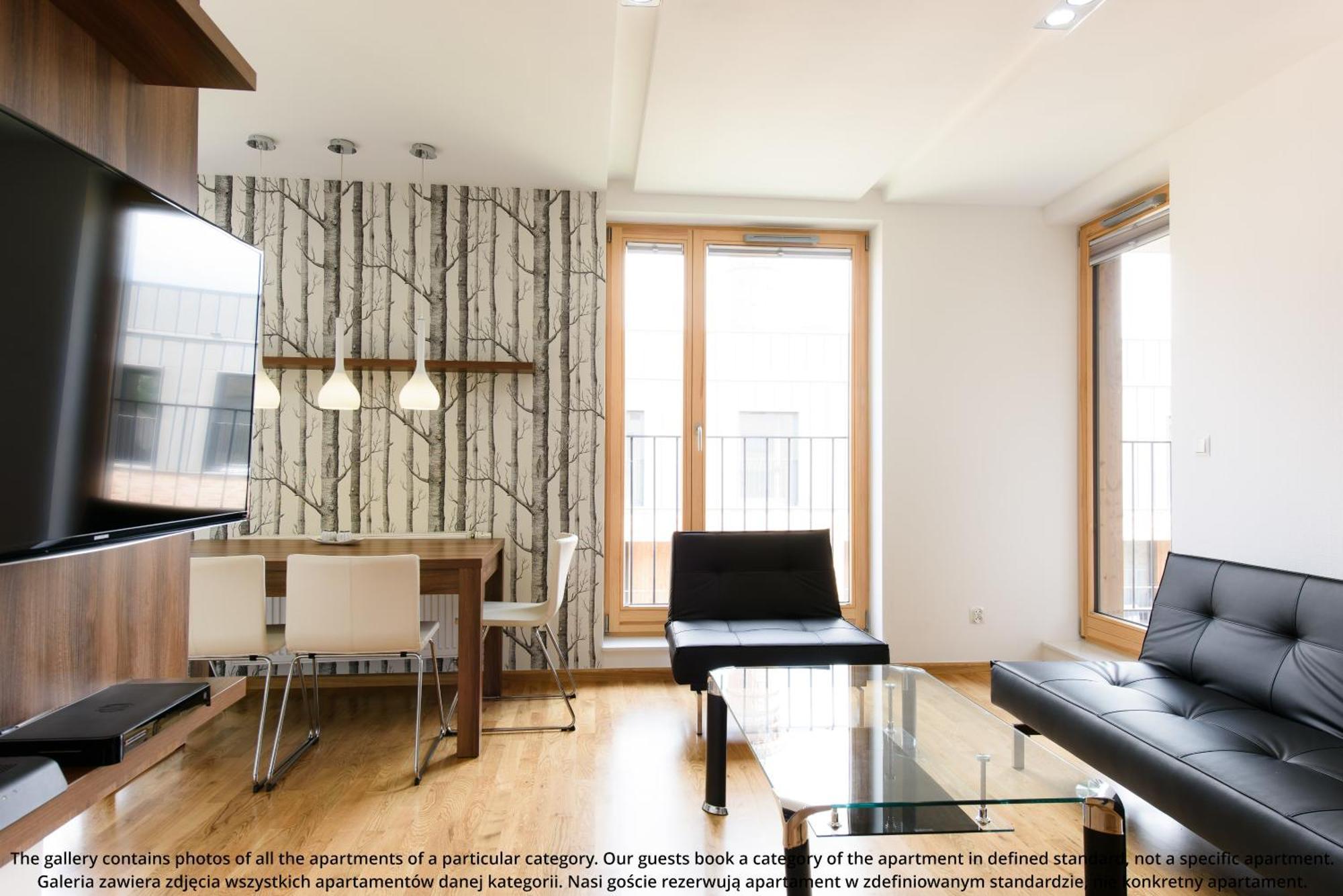 Apartament Browar Lubicz | Balcony | Elevator | Free Garage